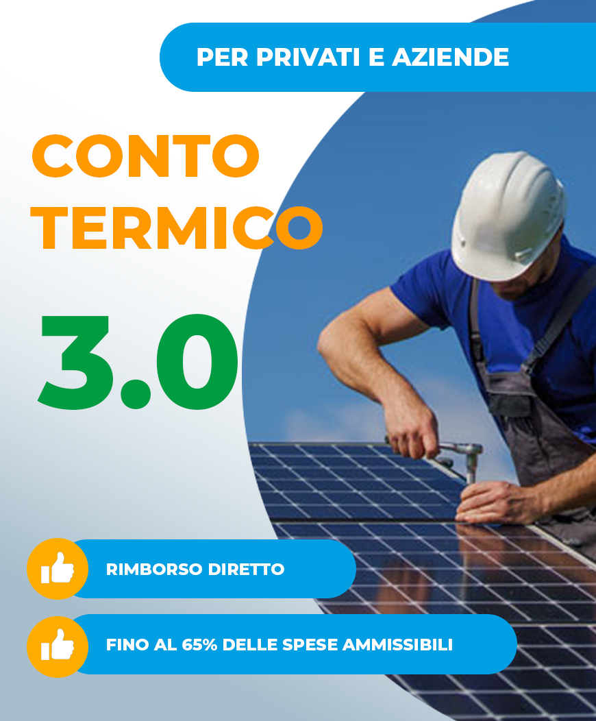 Cosa finanzia il Conto Termico 3.0